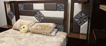 Bedroom Set - King-size Bed, Sides and Dressing.