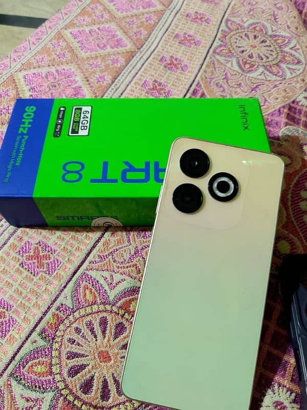 infinix smart 8 all ok  4 gb 64 gb 6