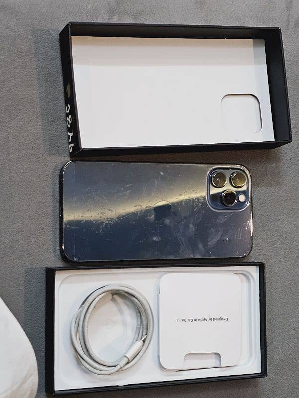 iphone 12 pro max 256gb dual sim pta approved with complete box 1