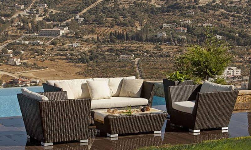 Garden chairs/rattan sofa sets/dining tables/UPVC outdoor furniture 9