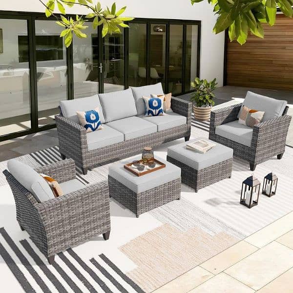 Garden chairs/rattan sofa sets/dining tables/UPVC outdoor furniture 12