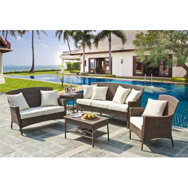 Garden chairs/rattan sofa sets/dining tables/UPVC outdoor furniture 14