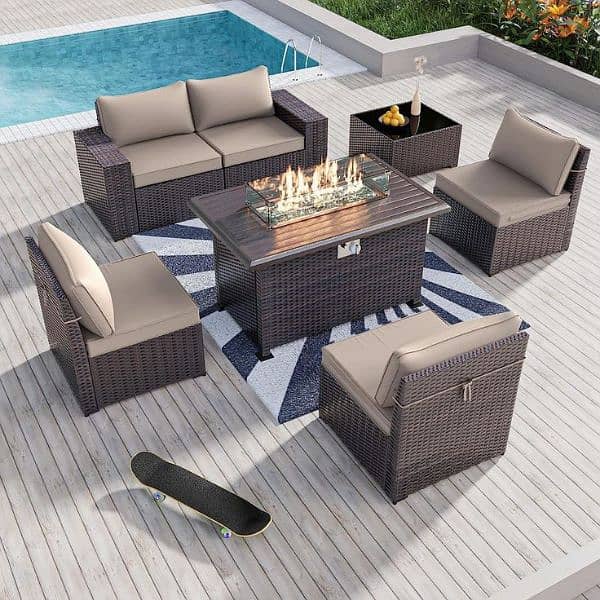 Garden chairs/rattan sofa sets/dining tables/UPVC outdoor furniture 15