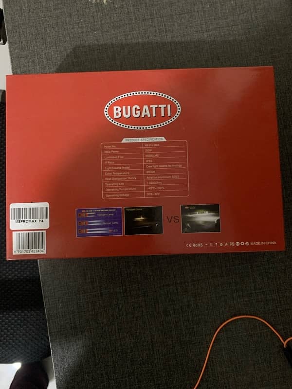 Bugatti m8 pro max led for old and new model G4 1