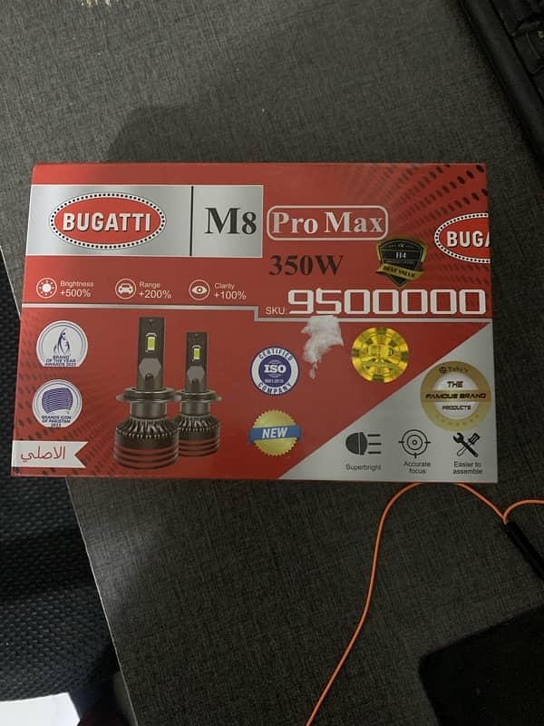 Bugatti m8 pro max led for old and new model G4 2