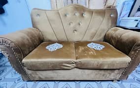 3+2+1 Sofa set  6 seater wooden