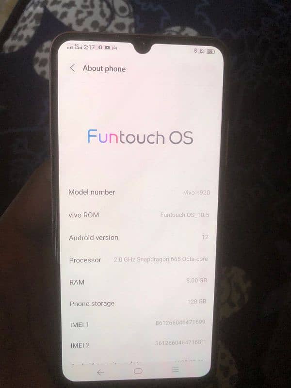 vivo s1 pro with original box (exchange possible) 9