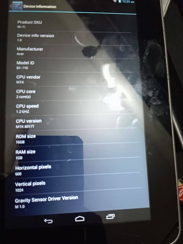 Acer iconia tablet like New 16gb 8.1 inch 2