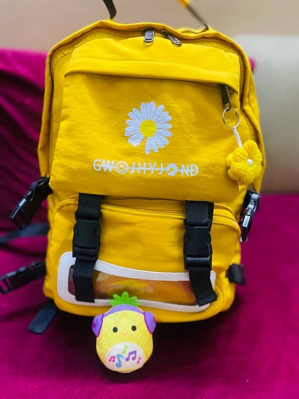 College bag with free soft toy 6