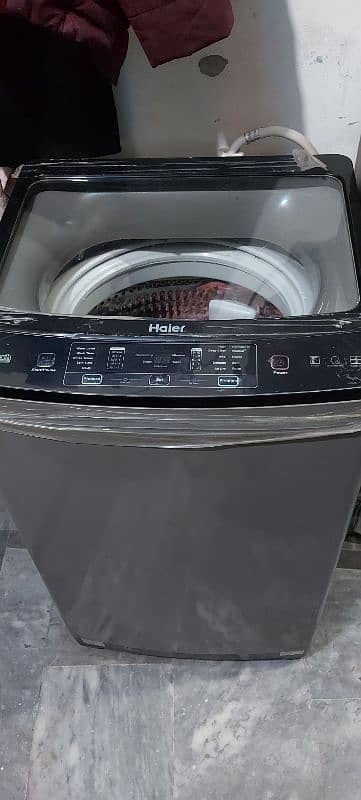 Haier fully automatic washing machine 9kg lush condition 3