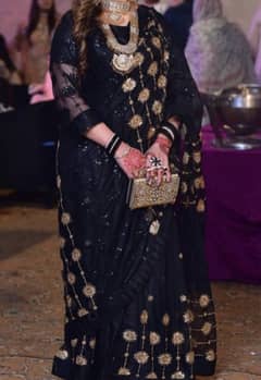 Black saree