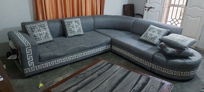 7 Seater L shape Sofa for Sale 4