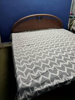 Double bed with mattress Rs. 30,000 Location DHA karachi