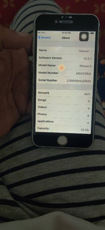 i phone 6 16gb pta proved btry health 100 0