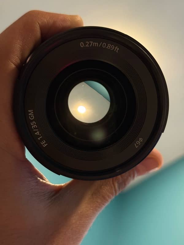 SONY 35mm 1.4 GM LENS FOR SALE IN EXCELLENT CONDITION 5