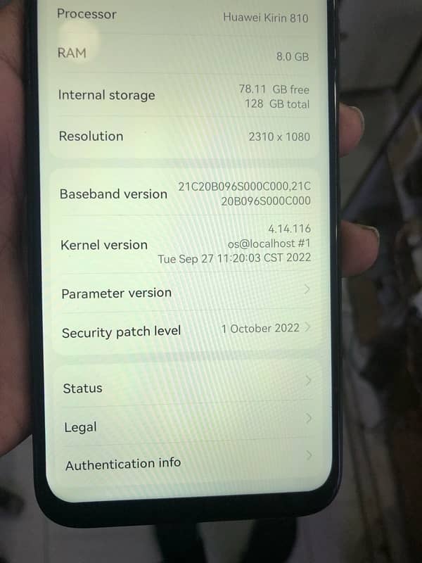 huawei nova 7i 8/128 8