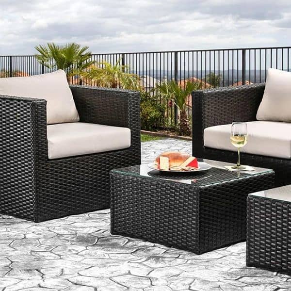 Outdoor Rattan Sun Bed/rattan sofa set/chair pvc 5