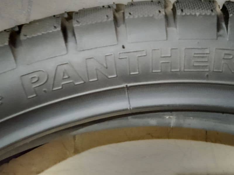 Brand New Panther Tyre Size 90/90-18 with two spare tubes 2