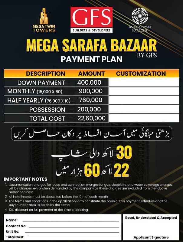 Bahria Town Shop Available On Easy Installment 2