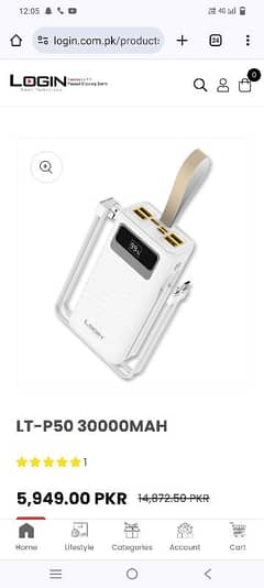 Login 30000mah fast charging