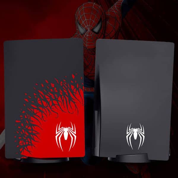 PS5 Spiderman Face plates 0