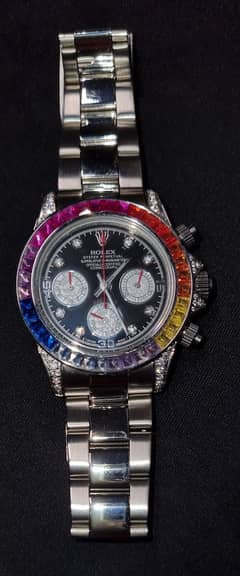 Roles Cosmograph Rainbow Daytona watch