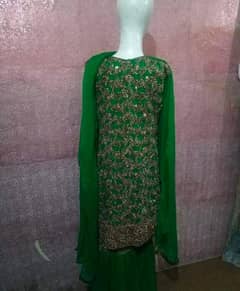 Gharara, shirt with dupata