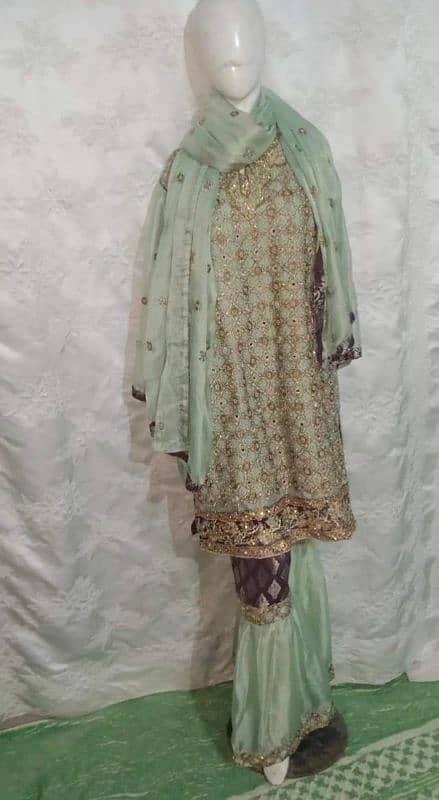 Gharara, shirt and dupata 1