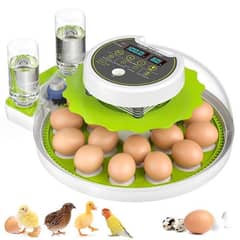 Intelligent 8/18 eggs automatic round incubator machine