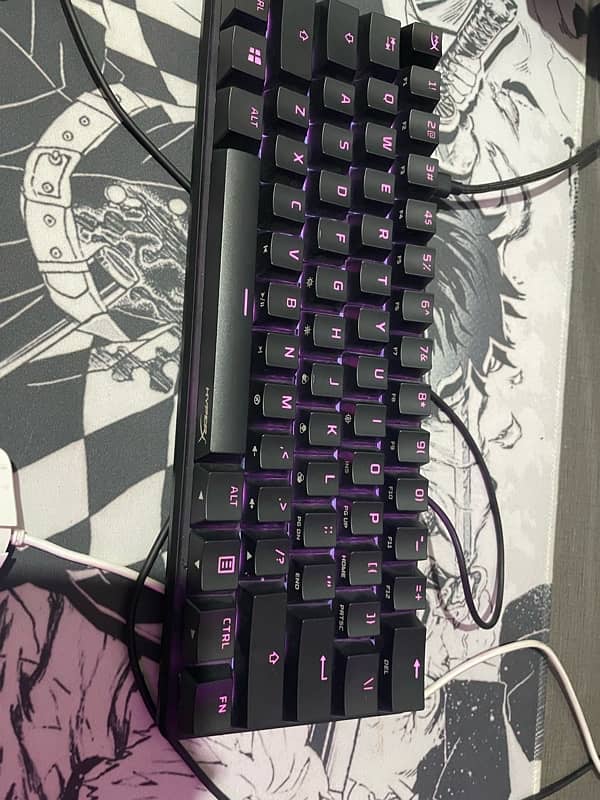 Hyperx alloy origins 60 (aqua switches) gaming mechanical keyboard 0