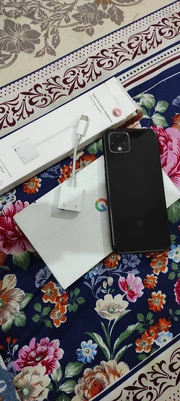 google pixel 4 with box 3