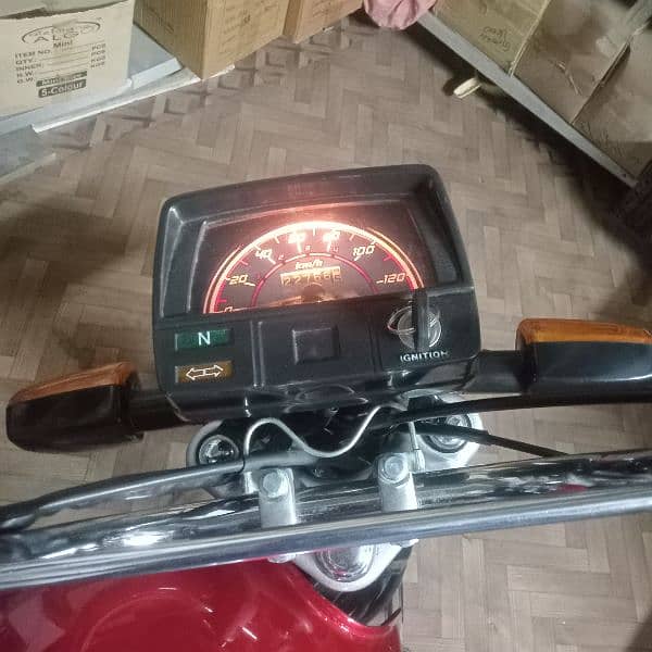 Honda CD 70 Karachi number excellent and original condition everything 3