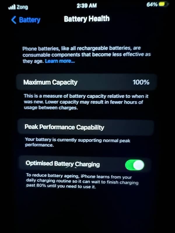 i phone 7plus pta approved 128gb 100% battery 4