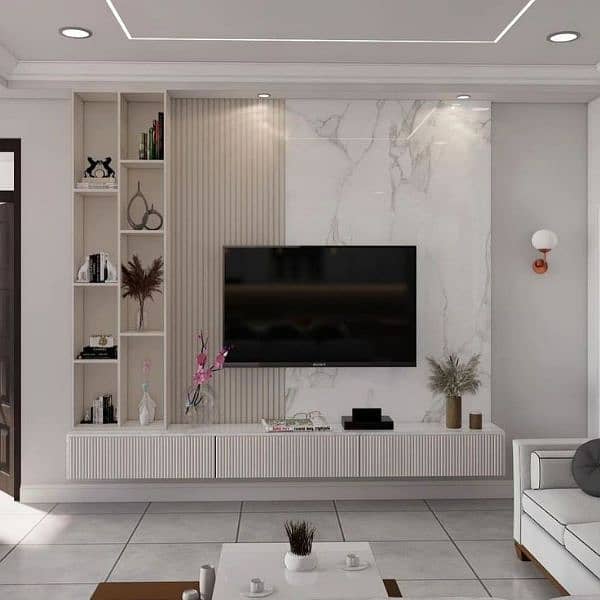 Home interiors, Renovation, media walls, feature walls 9