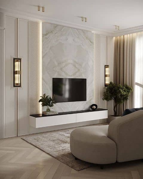 Home interiors, Renovation, media walls, feature walls 11