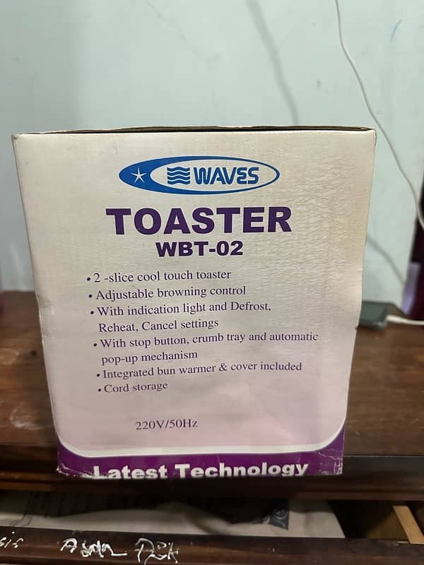 WAVES TOASTER BRAND NEW BOX PACKED 5