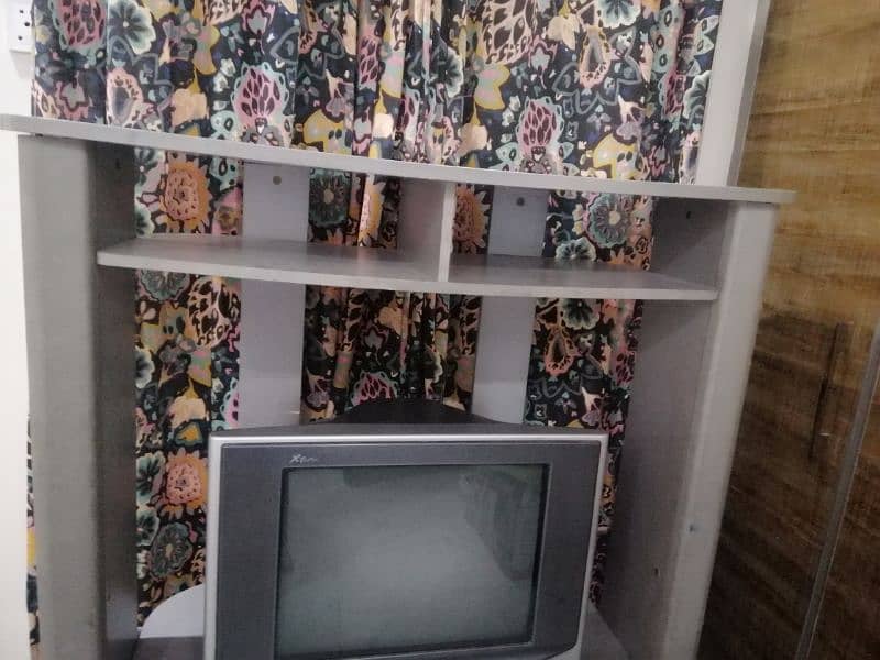 Tv with trolley for sale 5