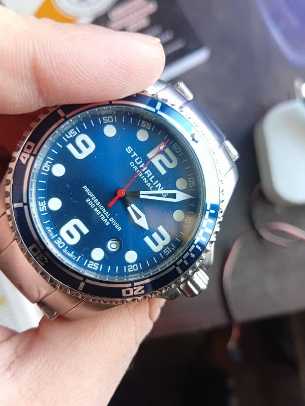 sturhling professional aqua diver watch 593 0