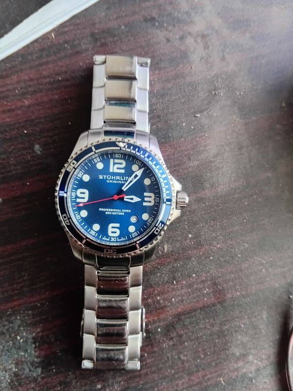 sturhling professional aqua diver watch 593 3