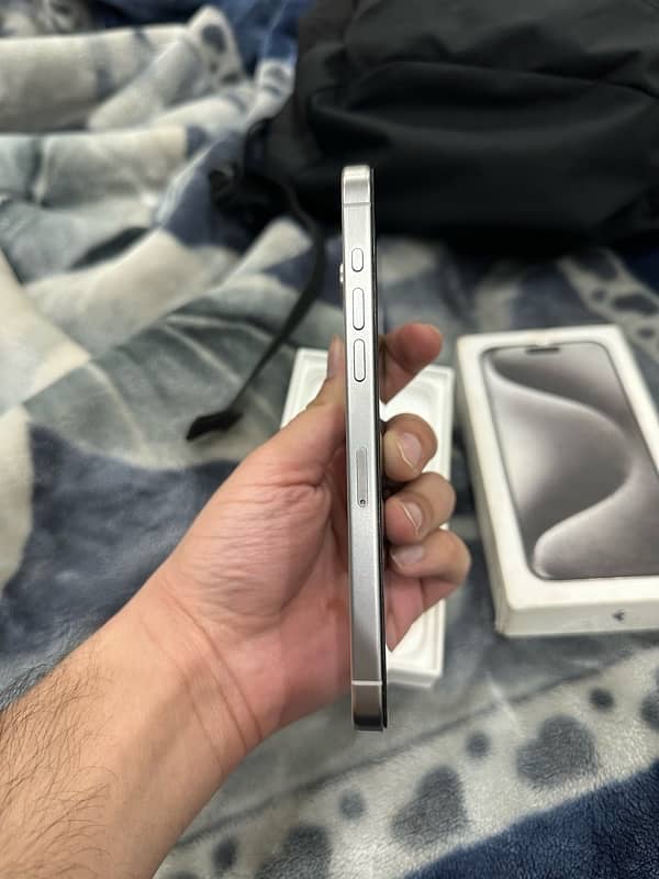 iPhone 15 Pro Max 256gb PTA Approve Physical Dual 100% Health 10/10 3