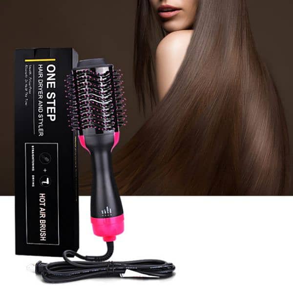 *Hair Dryer Hot Air Brush Styler 0