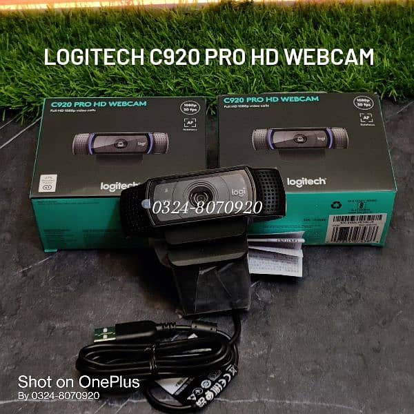 Logitech C920 Pro HD 1080P Professional Webcam Meeting Call Camera 4k 0