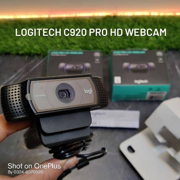 Logitech C920 Pro HD 1080P Professional Webcam Meeting Call Camera 4k 2