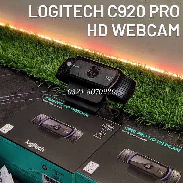 Logitech C920 Pro HD 1080P Professional Webcam Meeting Call Camera 4k 12