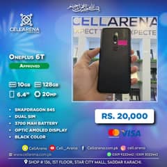 Cellarena ONEPLUS 6T DUAL SIM Approved