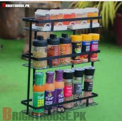 Spice shelf rack