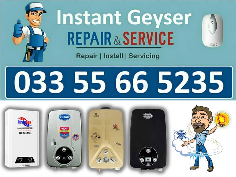 Instant Geyser Repair Services | Instant Geyser Genuine Parts 0