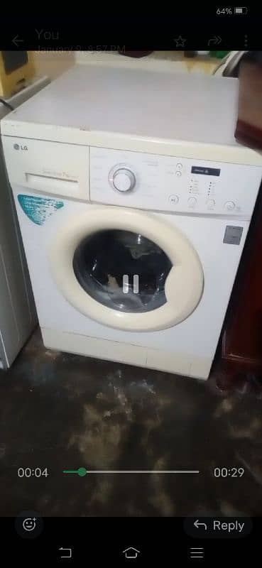 LG invertor washer and spinner 7 kg. 1