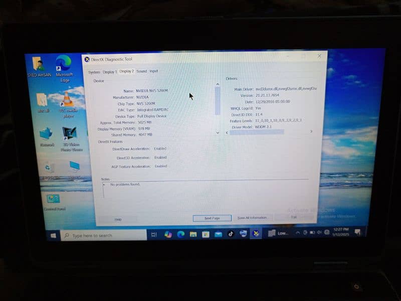 CORE i7 3rd gen Dell laptop 8gb ram 120gb SSD 500gb hhd 1gb Nvidia cad 6