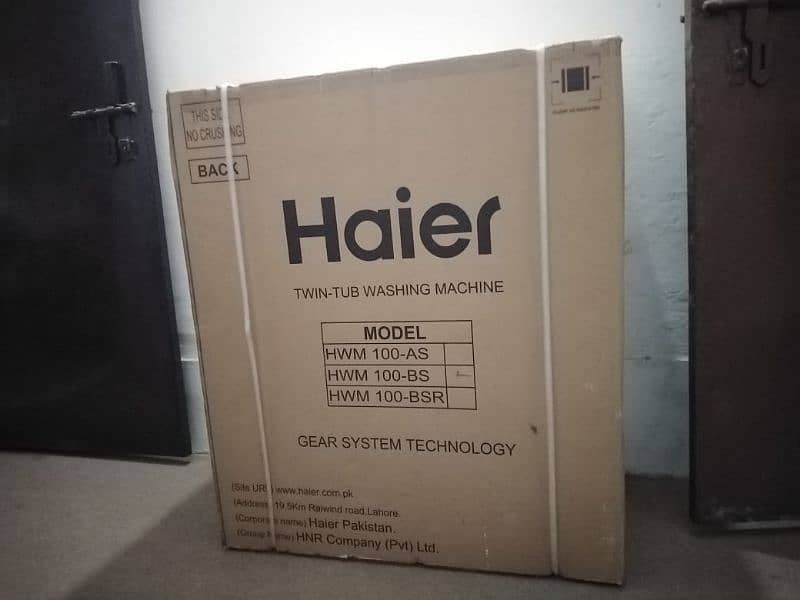 Unboxed Haier HWM BS-100 0